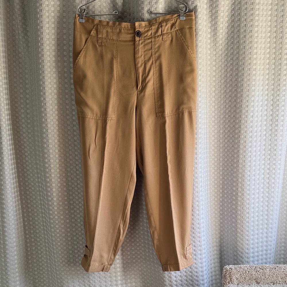 Banana Republic Women's Tan Utility Ankle Chinos